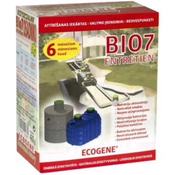 Baktērija septiķiem Bio7 ENTRETIEN patstāvīgai lie