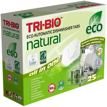 TRI-BIO Natural Eco tabletes trauku mazgājamai maš
