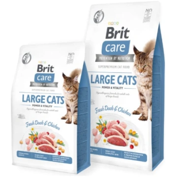 Brit Care Large Cat kaķu barība ar svaigu pīli un 