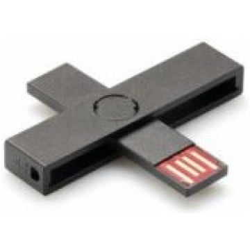 ID karšu lasītājs +ID eID / Smart Card Black USB |
