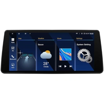 10,33 collu Android 14 auto multimediju radio BMW