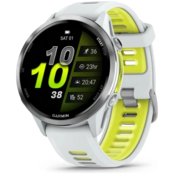 Garmin Forerunner 970 viedpulkstenis, Titāns balta