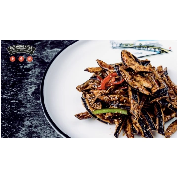 Pikanti baklažāni “fengwei” cepti fritieri风味茄子