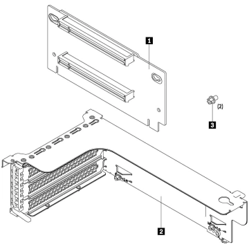 Lenovo DCG TS x16/x8 PCIe Riser **New Retail** 7XH