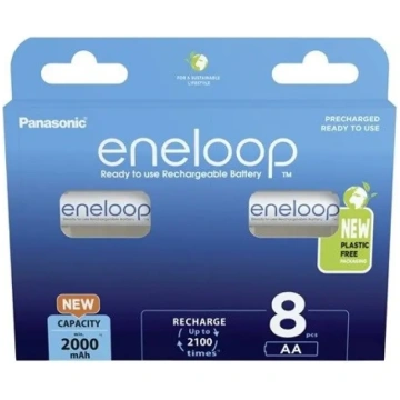 Uztveramas baterijas PANASONIC ENELOOP AA 2000 mAh