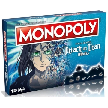 MONOPOLY galda spēle Attack on Titan The Final Sea