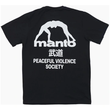 T-shirt Manto SOCIETY Black-white