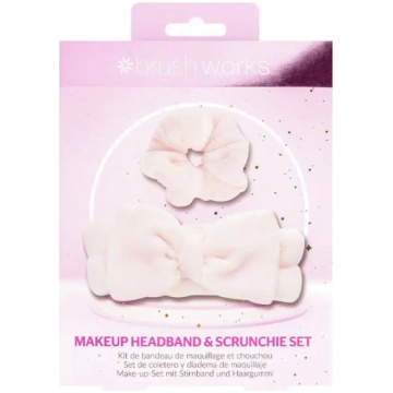 BRUSHWORKS Makeup Headband & Scrunchie Gift Set