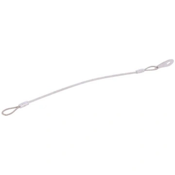 Retaining cable; with mounting tab and loop; Plati