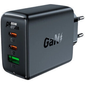 Ātrā lādētāja Acefast GaN (2xUSB A) PPS / PD / QC4