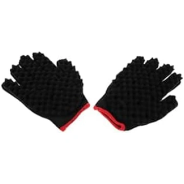 2 Stück Hitzeschutzhandschuhe für Haarstyling mit
