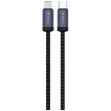 Devia EC645 PD 27W USB-C/ Lightning 1m black vads 