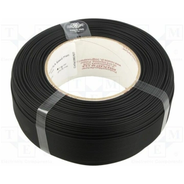 Filament: PLA; 1.75mm; black; 220÷250°C; 1kg; Tabl
