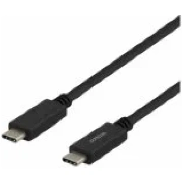 Deltaco Cable USB-C 2.0 3m black vads USBC-2003M-D