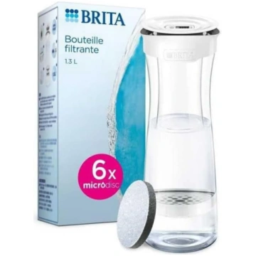 BRITA balta grafīta filtrējošā pudele, samazina hl