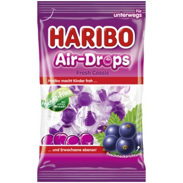 HARIBO Air-drops Fresh Casis Upeņu ledenes