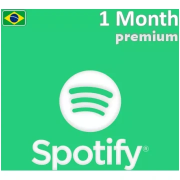 Spotify Premium dāvanu karte 1 mēnesim (Brazīlija)