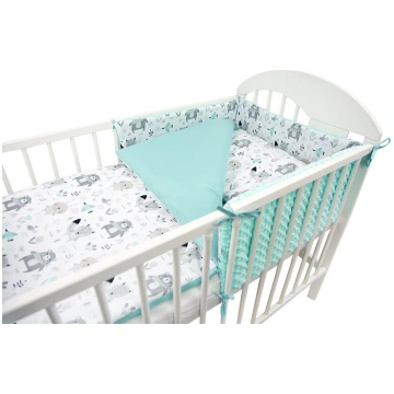 Gultas veļa MINKY 120x90 MyBaby, 3 daļas