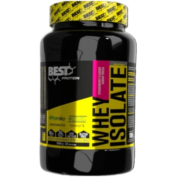 Whey Isolate Strawberry Flavor 1000 gr Best Protei