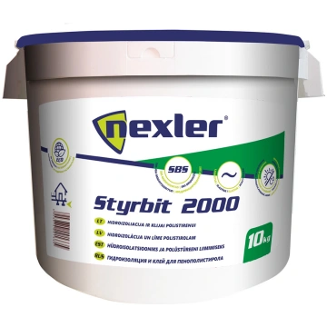 Ūdens bāzes hidroizolācija NEXLER STYRBIT 2000, 10
