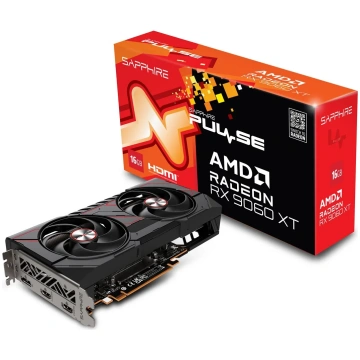 Graphics card. SAPPHIRE PULSE RX 9060 XT GAMING 16