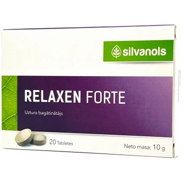 Silvanols RELAXEN FORTE tabletes N20