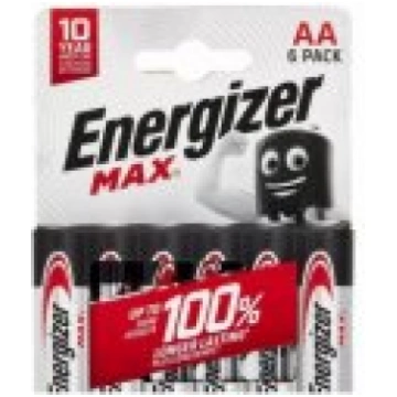 Energizer Battery LR6/ 6 Max AA 6 pack Baterijas E