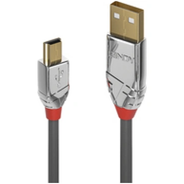 Lindy USB 2.0 Typ A an Mini-B Kabel Cromo Line 2m 
