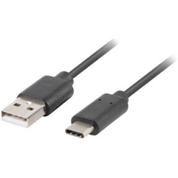 Lanberg USB Type-C to USB Type-A 2.0 Cable Black Q