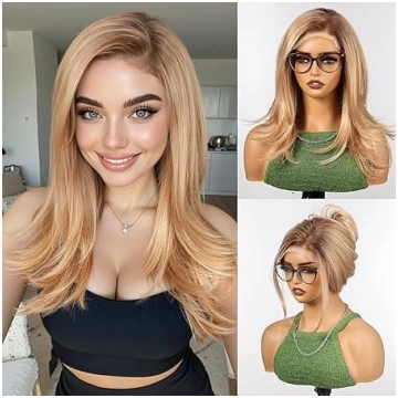 HAIRCUBE garas, viļņainas sieviešu parūkas ar šķēl