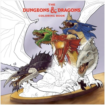 The Dungeons & Dragons Coloring Book: 80 Adventuro