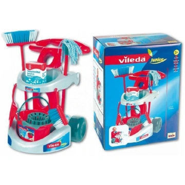 Vileda cleaning trolley with accessorie