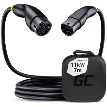 Elektriskās automašīnas uzlādes kabelis Green Cell