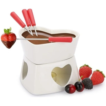 BSTKEY Keramiskais šokolādes Fondue katls Sviesta 