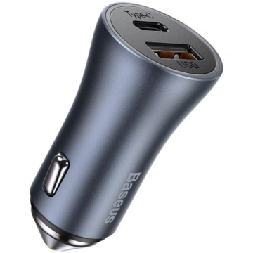 Car Quick Charger 40W 12-24V USB + USB-C QC PD wit