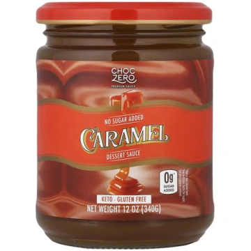 ChocZero, Dessert Sauce, Caramel, 12 oz (340 g)