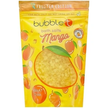 Bubble T Cosmetics Fruitea Mango vannas sāls, nomi