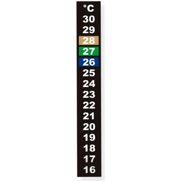 Termometrs kristāliskais (līmējams) no 0°C līdz +3