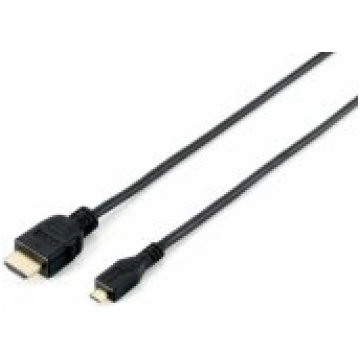 EQUIP HDMI Micro to HDMI 1 m Black (119309) aksesu