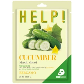 Sejas maska Bergamo Help! Cucumber, 25 ml