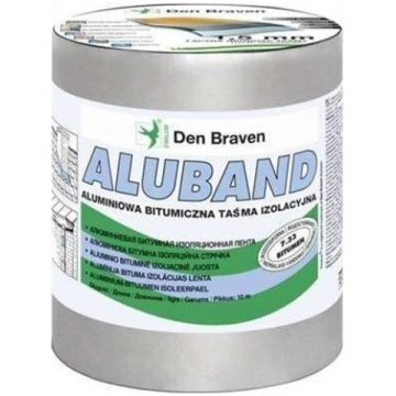 Bituma lenta Aluband 20cm x 10m pelēka