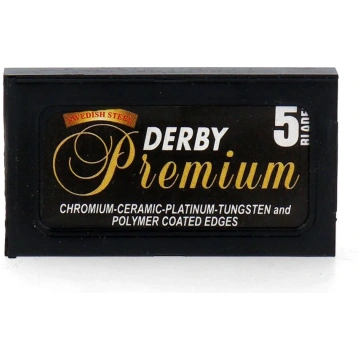 Premium Double Edge Razor Blades 5 asmeņi DERBY