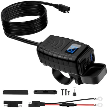 Thlevel USB C ligzda 12 V motociklu lādētājam 48 W