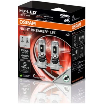 OSRAM 64210DWNBSP-2HB - H7-LED AUTOLAMPAS 16W 12V 