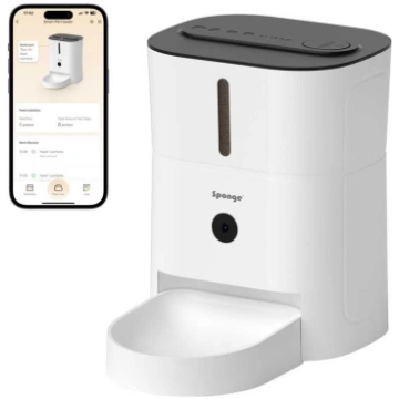 Sponge Automatic Pet Feeder Smart Camera 070367440