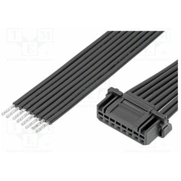 Connector: wire-board; female; PIN: 8; MICRO; Inom