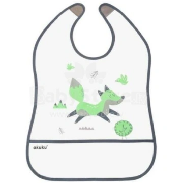 Akuku Bib Art.A0519 Priekšautiņš ar kabatiņu