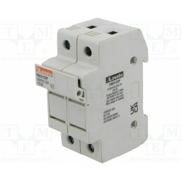 Fuse base; 10x38mm; for DIN rail mounting; 32A; Po
