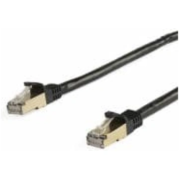 StarTech.com 5m CAT6a Ethernet Cable - Black RJ45 