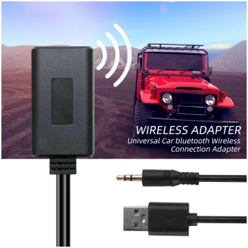 Automašīnas bezvadu Bluetooth AUX adapteris HIFI s